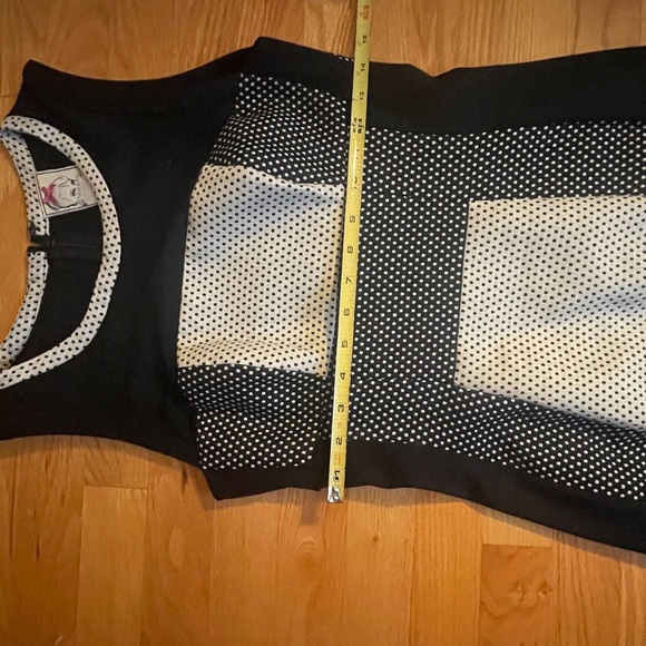 Anthropologie Black and White Patterned Mini Dress - Picture 9 of 9